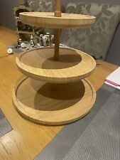 wooden cake stand for sale  WICKFORD
