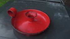 Red enamel candle for sale  COOKSTOWN