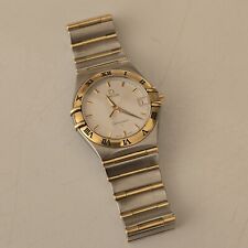 Omega Constellation relógio de quartzo barra completa aço inoxidável e ouro 18k 33 mm 1552/862 comprar usado  Enviando para Brazil