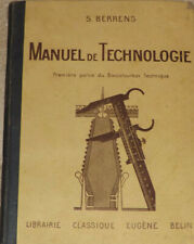 Manuel technologie. berrens d'occasion  Mayet