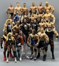 Lot Of 25 Mattel WWE Wrestling Figures Elite Basic Rock Roman Reigns Seth Kane for sale  Shipping to South Africa