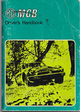 Mgb driver handbook for sale  KILLIN
