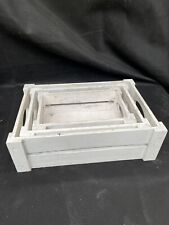 White wooden crates for sale  READING