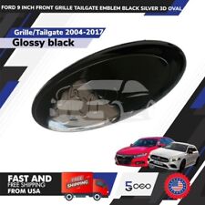 FORD GLOS.SY BLACK 3D OVALEMBLEM 9 INCH LOGO BADGE FOR GrilleTailgate 2004-2016 for sale  Shipping to South Africa