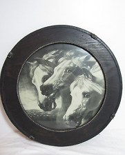 horse round framed print for sale  Chicago