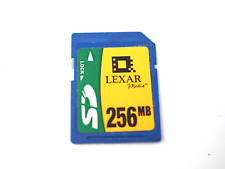 Tarjeta de memoria SD Lexar 256 MB segunda mano  Embacar hacia Argentina