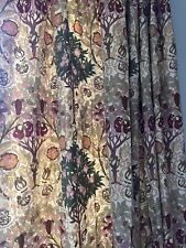 VICTORIAN MID LENGTH ART & CRAFTS DESIGNER VINTAGE LIBERTY MELBURY CURTAINS for sale  Shipping to South Africa