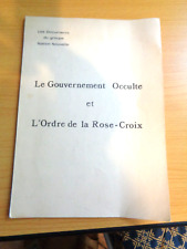Gouvernement occulte ordre d'occasion  Amiens-
