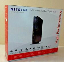 Netgear N600 300 Mbps 4-Port Gigabit Wireless N Router WNDR3700 in Box w/Manual for sale  Shipping to South Africa