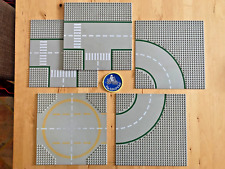 Lego Base Plates Vintage 1 x Moon 4 x Road & Lego Club Patch Spaceman, used for sale  Shipping to South Africa