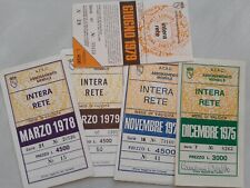 Biglietti autobus / metro - Abbonamenti Atac Roma mensili intera rete anni '70 na sprzedaż  Wysyłka do Poland