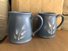 Pair blue stoneware for sale  JARROW