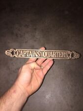 Captains quarters metal for sale  Brookings
