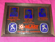 Usado, Antigo Baltimore Blast MISL Champions Bar Espelho Lowenbrau Publicidade 12 X 9 comprar usado  Enviando para Brazil