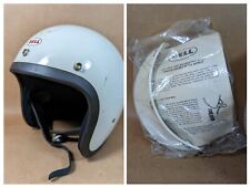 Used, Vintage 1970 BELL - Super Magnum Helmet White Size 75/8 With Visor for sale  Shipping to South Africa