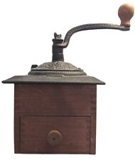 Coffee Grinder antique mill Iron Top With Drawer for sale  Shipping to South Africa