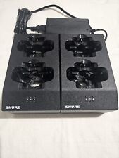 Cargador de batería transmisor de 4 bahías de doble acoplamiento Shure SBC200 con fuente de alimentación segunda mano  Embacar hacia Argentina