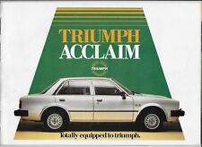 1982 triumph acclaim for sale  NEWMARKET