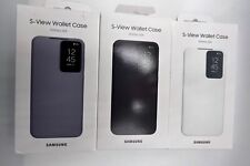 Auténtica funda billetera Samsung S-View solo para Galaxy S24 - negra, violeta, blanca segunda mano  Embacar hacia Argentina