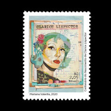 Clarice Lispector - Brasil 2020 - escritora Ucrânia - Україна - feminista - , usado comprar usado  Brasil 
