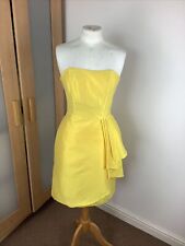 Strapless yellow dress for sale  ALFRETON