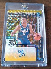 🏀 🍀 Jaden Springer 2020-21 Mosaic Choice BLACK GOLD Prizm Auto!! 8/8 🍀🍀🍀 🏀 for sale  Shipping to South Africa