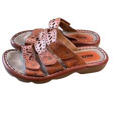Sapatos femininos Earth, Stroll Spice laranja slip on tiras de couro tamanho 8.5 comprar usado  Enviando para Brazil