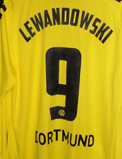 Borussia Dortmund Lewandowski 9 Flock Beflockung 25 cm für Trikot - d0231 comprar usado  Enviando para Brazil