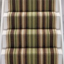 Striped sisal carpet for sale  PENARTH