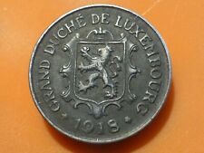 Luxembourg centimes 1918 d'occasion  Franqueville-Saint-Pierre