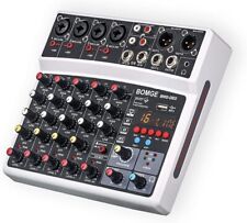 BOMGE 4 Channel dj Bluetooth Audio Mini Mixer with Effects, USB Interface, St... for sale  Shipping to South Africa