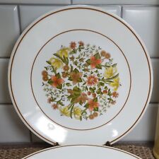 One Corelle Indian Summer 8 1/2" prato de almoço retrô laranja amarelo floral comprar usado  Enviando para Brazil