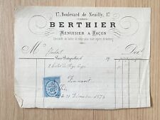 Antique berthier carpenter d'occasion  Expédié en Belgium