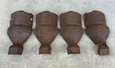 4 Antique Cast Iron Legs Stove Bathtub Reclaimed Salvage Set Of 4 (1 Broken) , used for sale  Shipping to Canada