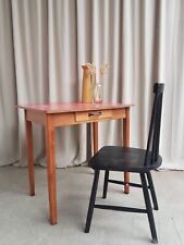 Used, Vtg Mid Century Oak Formica Desk Kitchen Dining Table Danish Scandi Retro R463 for sale  Shipping to South Africa