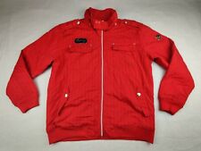 Rare Concept 2XL Red with Back Design Full Zipper 4 Front Pocket  Jacket for sale  Shipping to South Africa