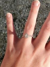 Zales Disney Princess Merida Diamond Engagement Wedding Ring Bridal 14K White  for sale  Climax