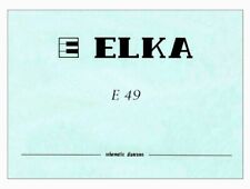 Elka service manual usato  Teramo