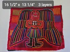 Vintage Kuna Indiano Panamá Mola Bordado Têxtil Asas de Anjo Homem, usado comprar usado  Enviando para Brazil