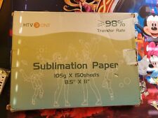HTVRONT Sublimation Paper 8.5 x 11 Inches - 150 Sheets Excellent Ink Release ... for sale  Shipping to South Africa
