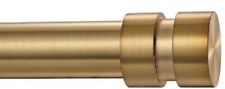 BRIOFOX Gold Curtain Rods 1 Inch Modern Window 38-72 inch Decorative End Caps for sale  Shipping to South Africa