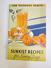 Sunkist Orange Receitas 1935 Receitas Para Saúde Vigorosa comprar usado  Enviando para Brazil