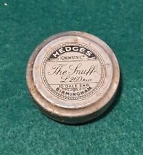 snuff tin for sale  WORCESTER