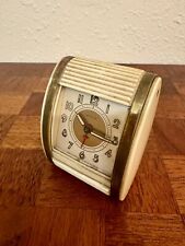 Usado, Vintage Westclox Despertador Relógio de Viagem MCM Wind Up Art Deco Roll Top Para Peças comprar usado  Enviando para Brazil