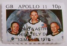 Grã-Bretanha - Selo Apollo 11 sobreimpressão Aero & Astro Philately dia 1971 MNH comprar usado  Enviando para Brazil