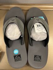 Reef Fanning Grey/Black Sandal Comfort Flip Flop Men's US Size 12 for sale  Shipping to South Africa