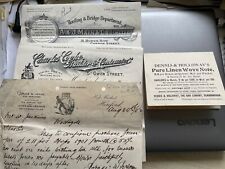 Old invoice letterheads for sale  THATCHAM