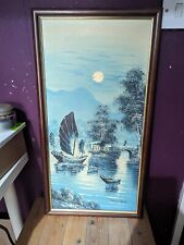 Oriental acrylic painting for sale  NEWCASTLE UPON TYNE