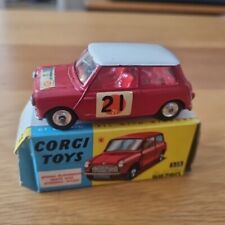 Used, VINTAGE CORGI TOYS 333 AUSTIN BMC MINI COOPER S SUN RAC RALLY 1966. In 225 Box.  for sale  Shipping to South Africa