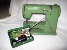 VINTAGE GREEN ELNA SEWING MACHINE for sale  Shipping to South Africa
